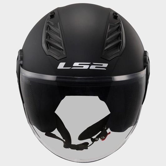 קסדה 3/4 אל אס 2 איירפלו שחור מט LS2 OF616 AIRFLOW II BLACK MATT