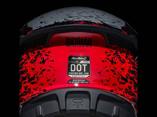 קסדה מלאה RUROC דגם ATLAS 4.0 - קולקציית THE BATMAN - DC