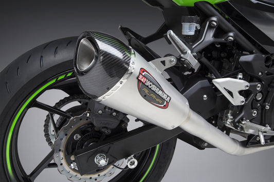 מערכת פליטה מפלט מלא(פול סיסטם) Yoshimura NINJA 400 18-21/Z400 RACE ALPHA T STAINLESS FULL EXHAUST סופית קרבון