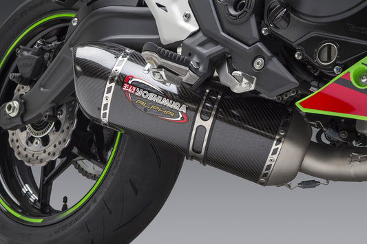 מפלט מלא(פול סיסטם) Yoshimura NINJA/Z 650 17-21 RACE ALPHA STAINLESS FULL EXHAUST