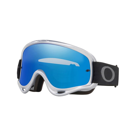 משקפי אבק OAKLEY O FRAME SAND MX GOGGLE (SILVER CHROME) BLACK ICE IRIDIUM & CLEAR LENS