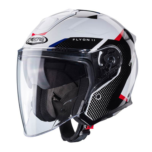 CABERG FLYON II קסדה פתוחה 3/4 m6 white/black/red/blue