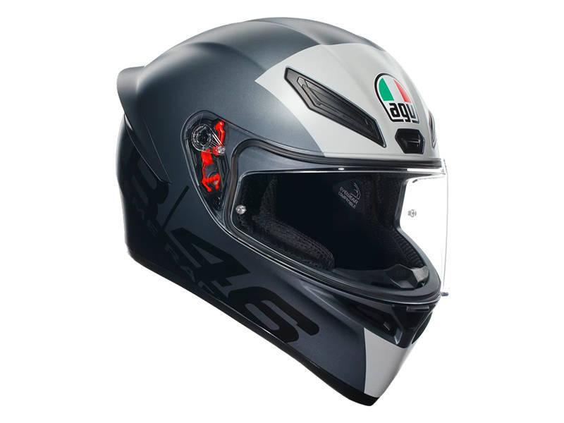 קסדה מלאה AGV דגם K1 S צבע  LIMIT 46 - תקן ECE22.06